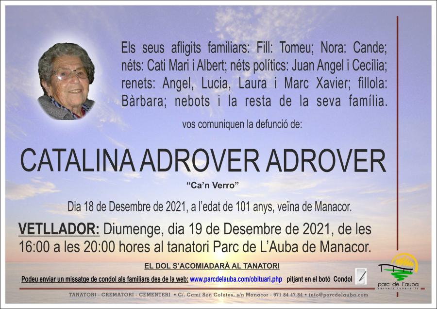 CATALINA ADROVER ADROVER