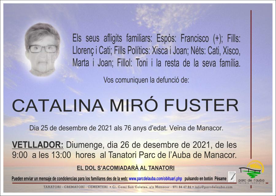 CATALINA MIRÓ FUSTER