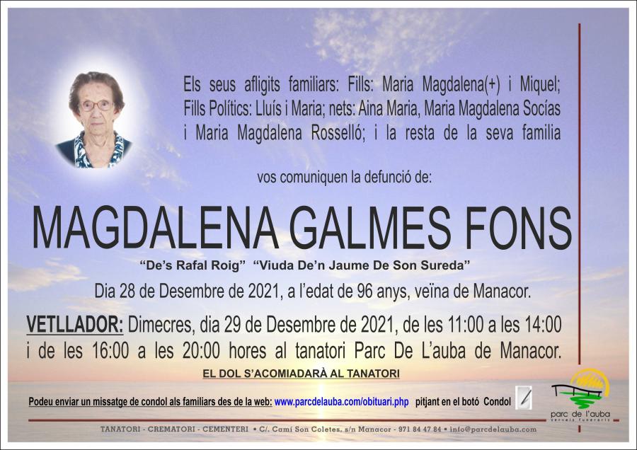 MAGDALENA GALMES FONS