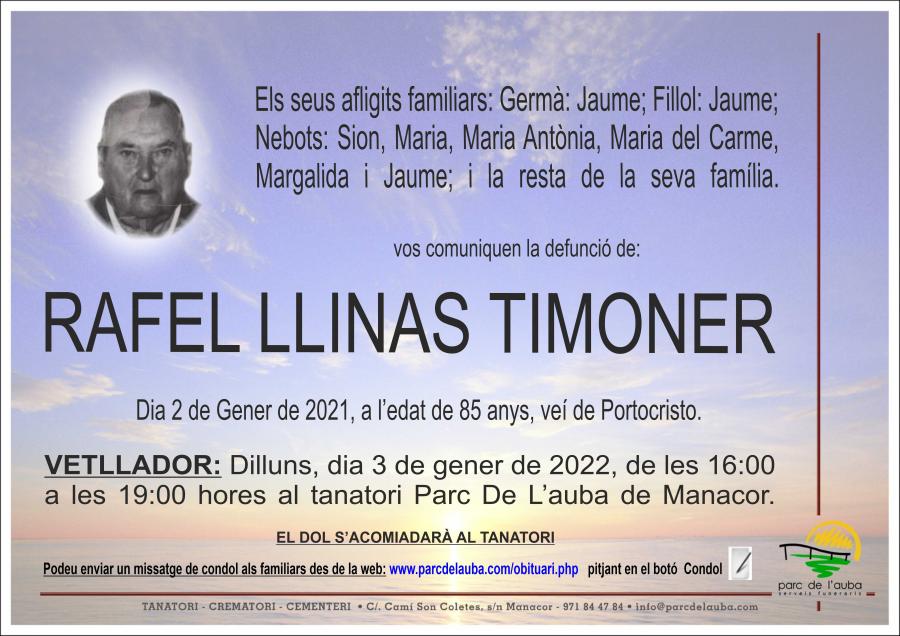 RAFEL LLINAS TIMONER