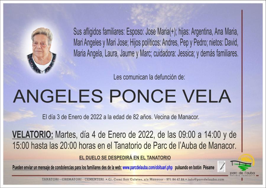 ANGELES PONCE VELA
