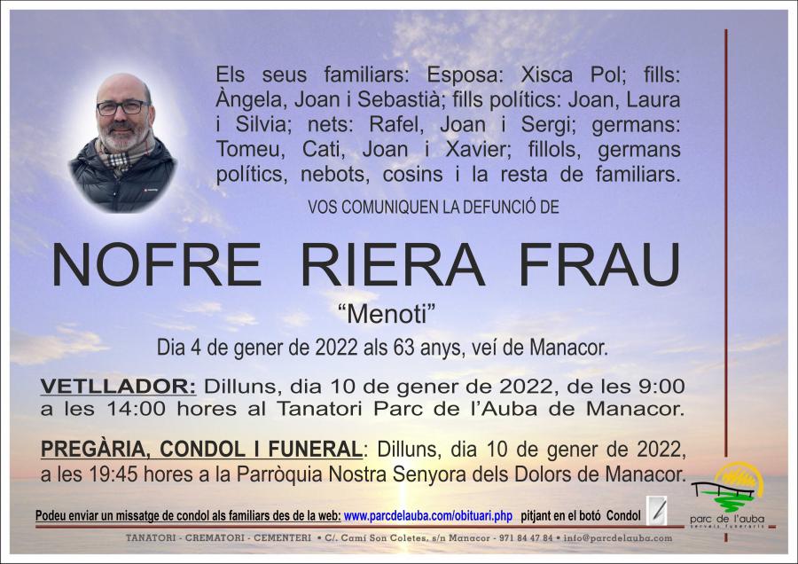 ONOFRE RIERA FRAU