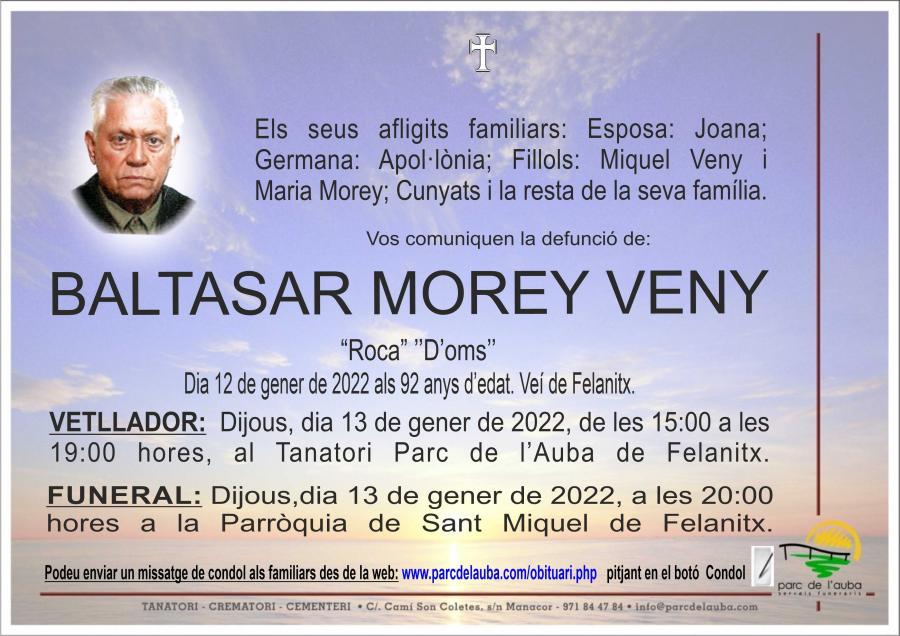 BALTASAR MOREY VENY