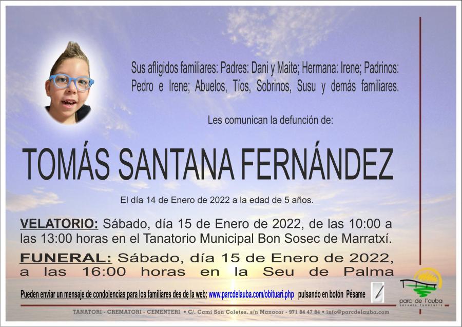 TOMÁS  SANTANA FERNÁNDEZ