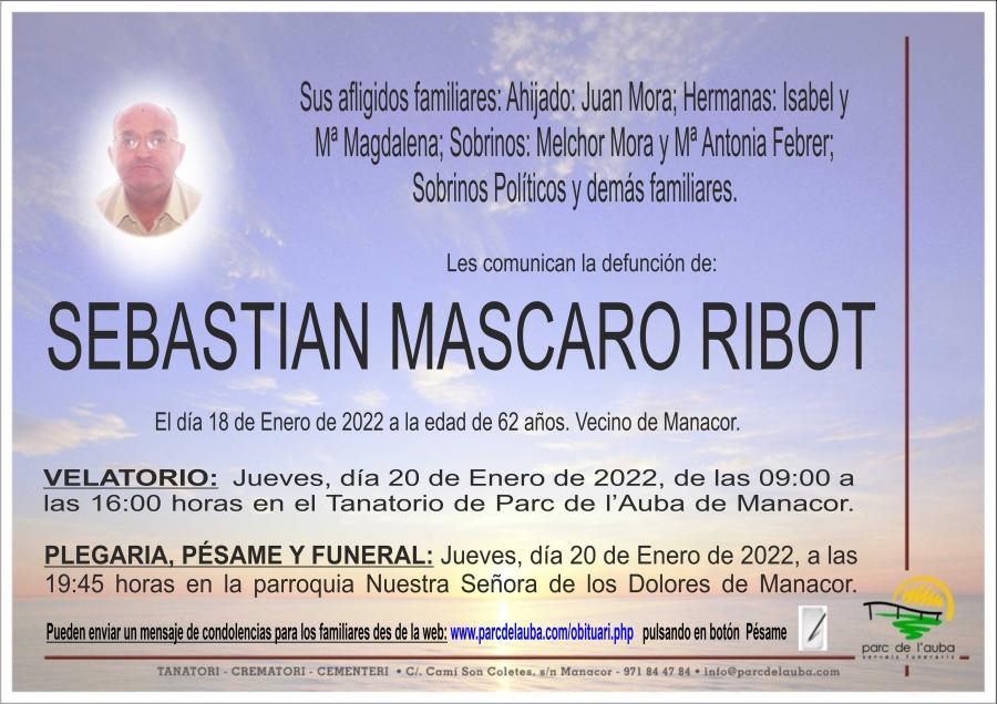 SEBASTIAN  MASCARO RIBOT