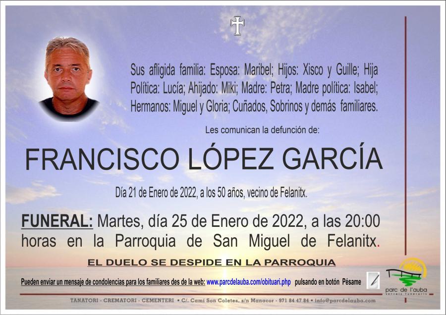 FRANCISCO LOPEZ GARCIA