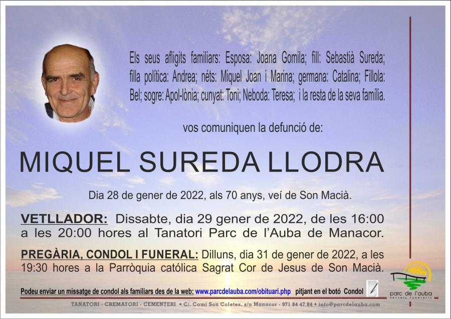 MIQUEL SUREDA LLODRA