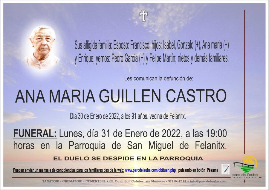 ANA MARIA GUILLEN CASTRO