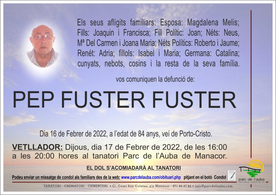 PEP FUSTER FUSTER