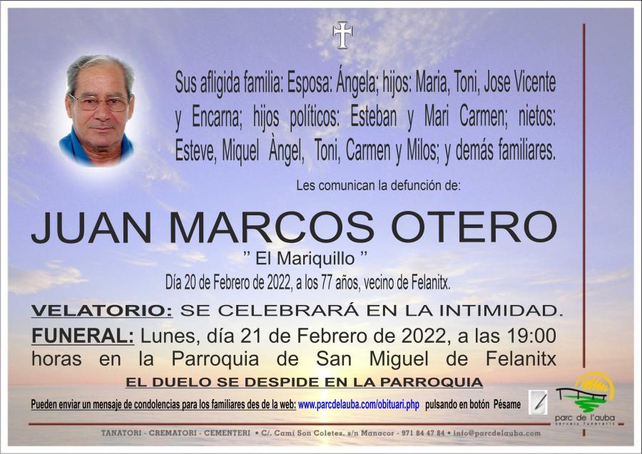 JUAN MARCOS OTERO
