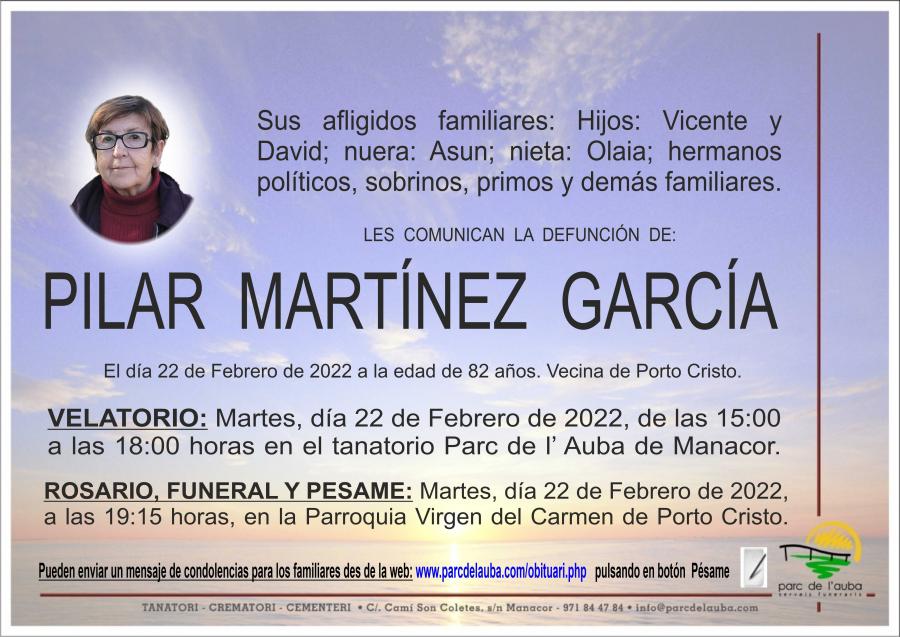 PILAR MARTÍNEZ GARCÍA