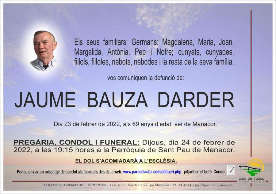 JAUME BAUZA DARDER