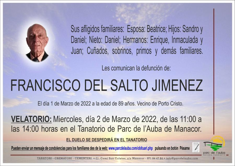FRANCISCO DEL SALTO JIMENEZ