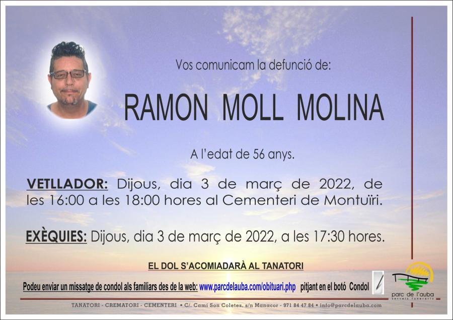 RAMON MOLL MOLINA