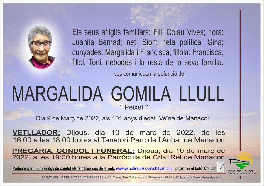 MARGALIDA GOMILA LLULL