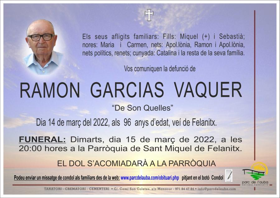 RAMON GARCIAS  VAQUER