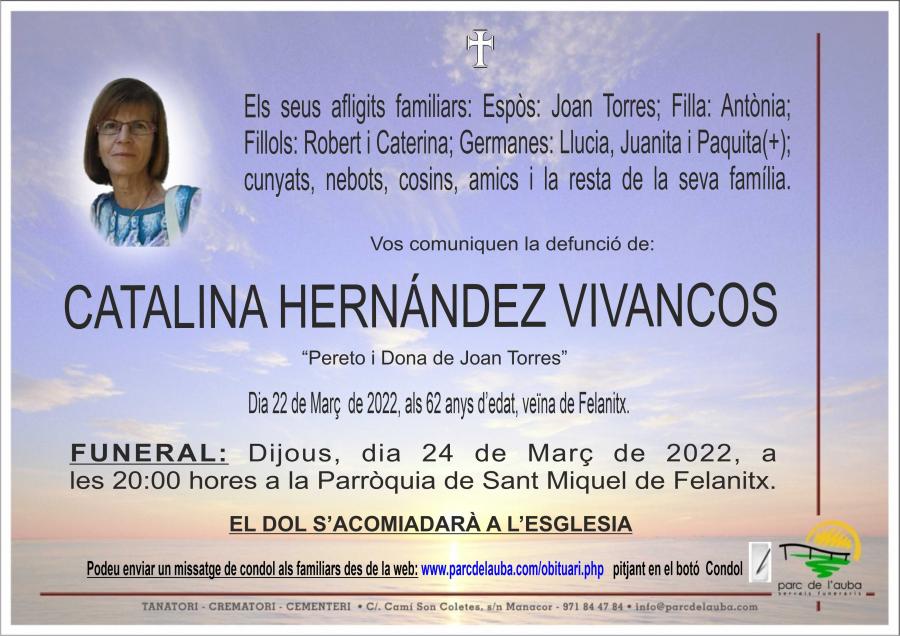 CATALINA HERNÁNDEZ VIVANCOS