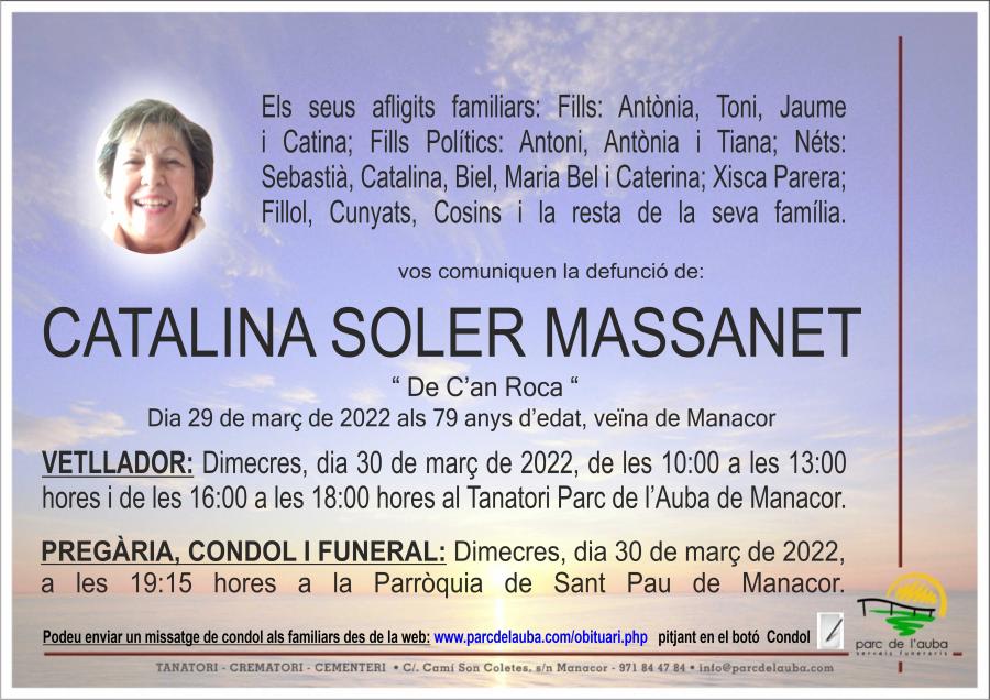 CATALINA SOLER MASSANET