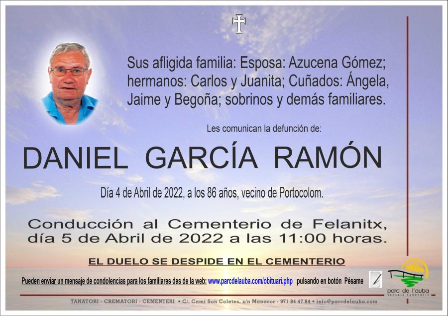 DANIEL GARCÍA  RAMÓN