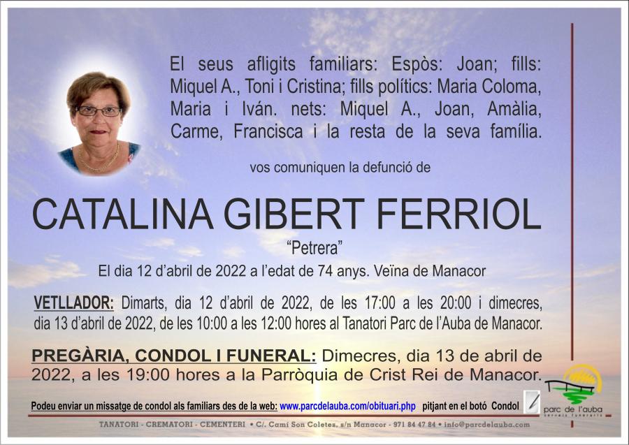 CATALINA GIBERT FERRIOL