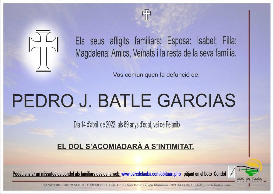 PEDRO BATLE GARCIAS