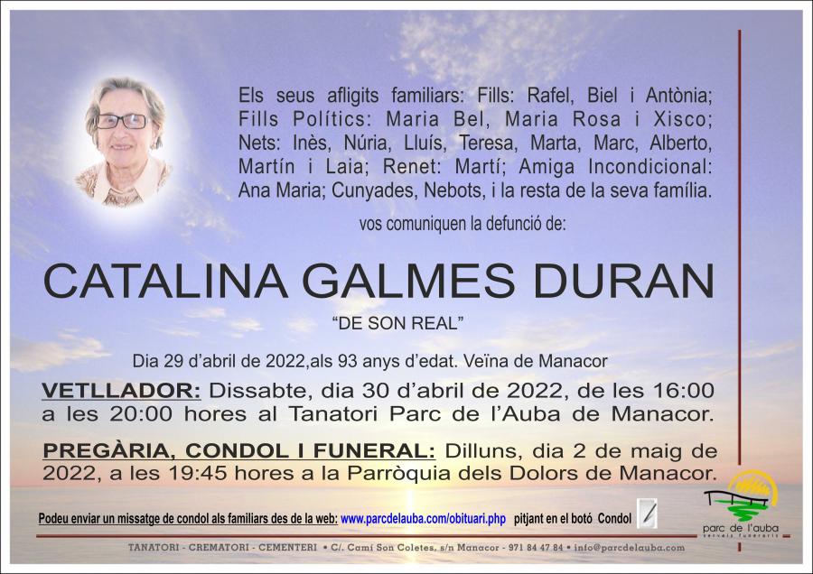 CATALINA GALMES DURAN