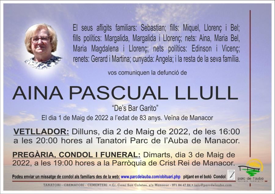 AINA PASCUAL LLULL