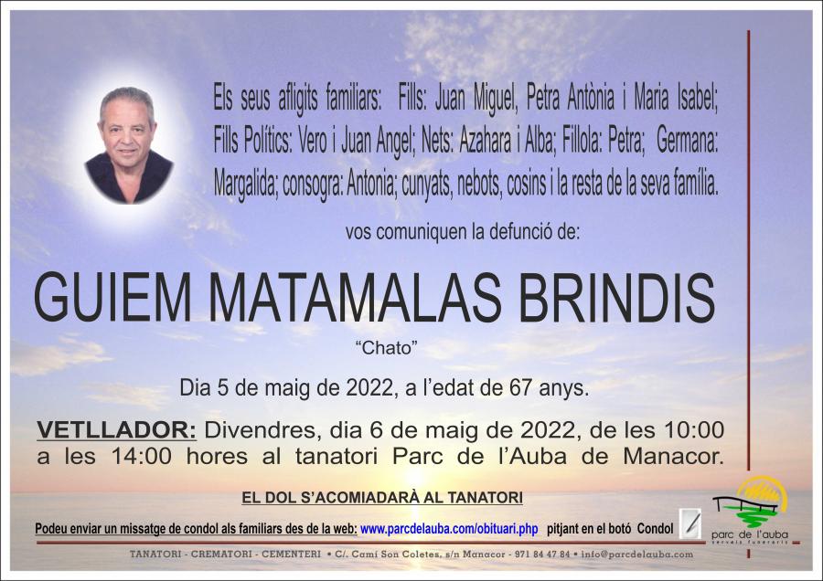 GUIEM  MATAMALAS BRINDIS