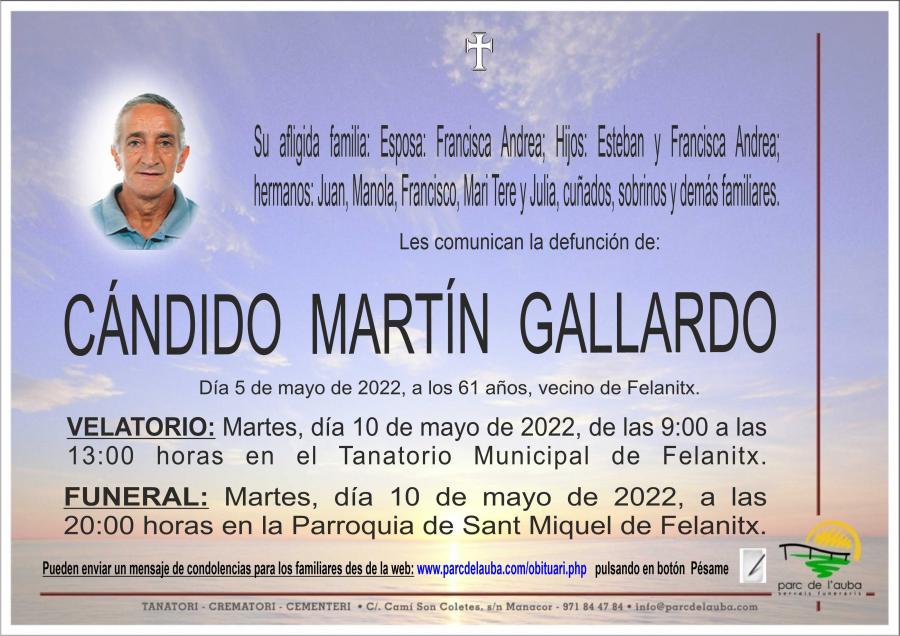 CÁNDIDO MARTÍN GALLARDO