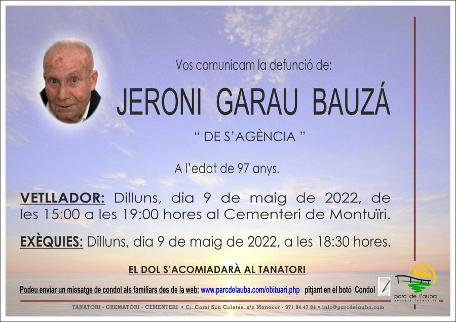 JERONI GARAU BAUZÁ