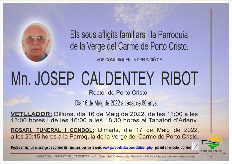 Mn JOSEP CALDENTEY RIBOT