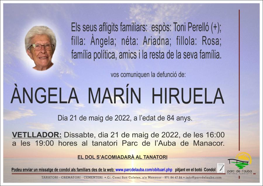 ANGELA MARÍN HIRUELA