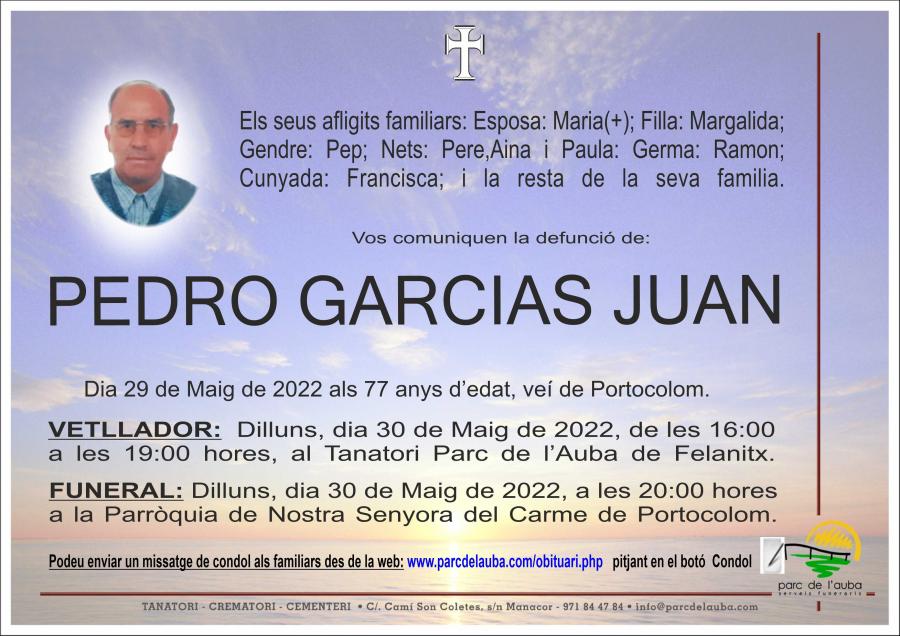 PEDRO GARCIAS JUAN