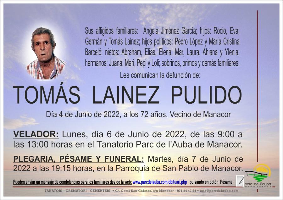TOMÁS LAINEZ  PULIDO