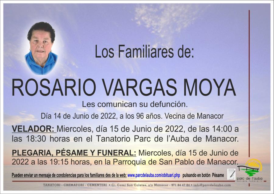 ROSARIO VARGAS MOYA
