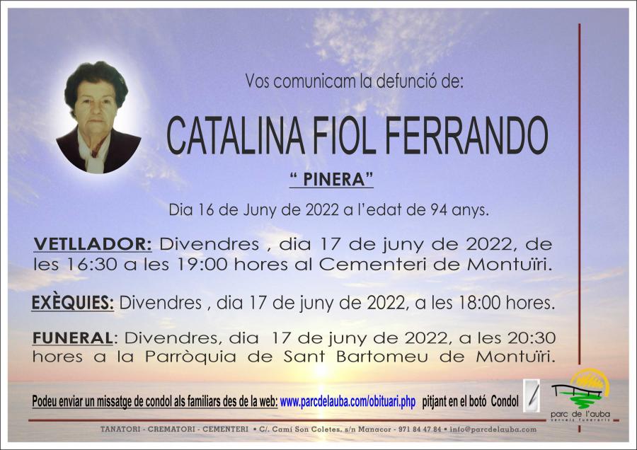 CATALINA FIOL FERRANDO