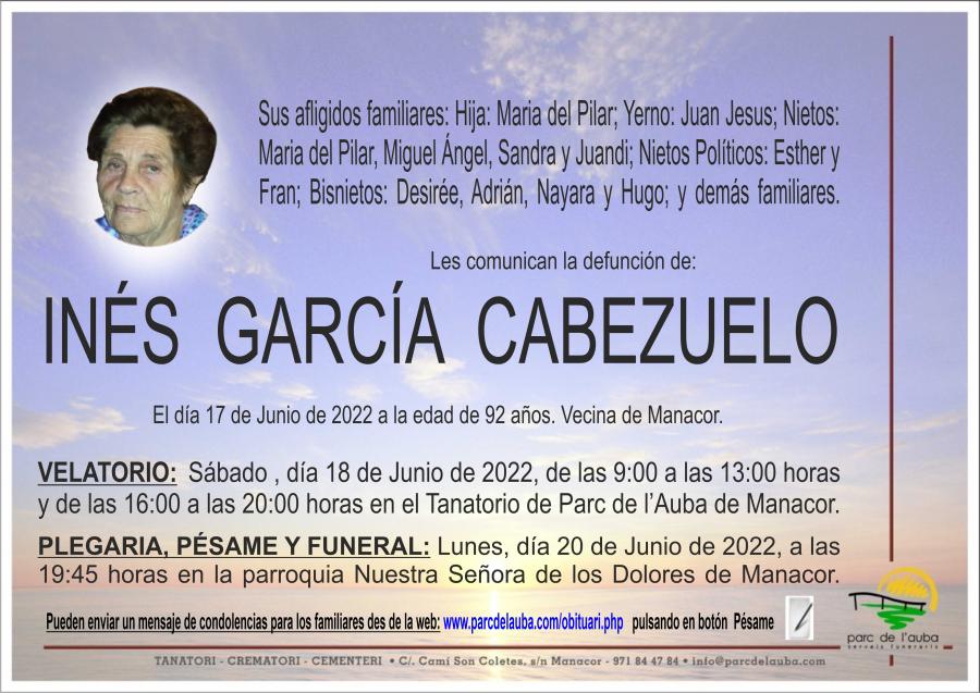 INÉS GARCÍA CABEZUELO