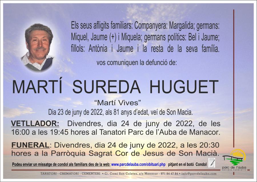 MARTÍ SUREDA  HUGUET
