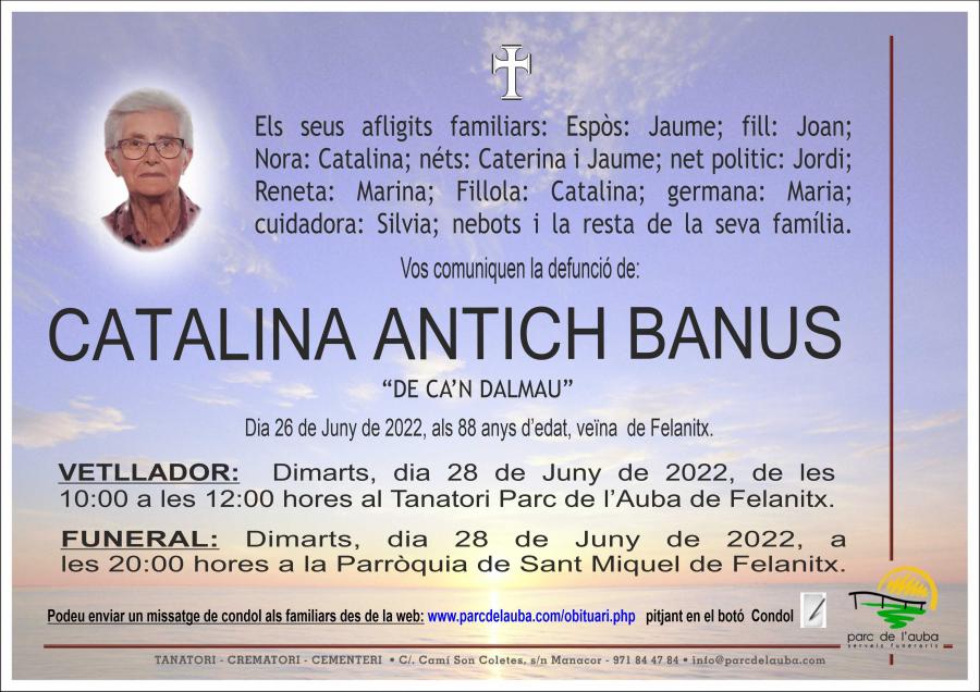 CATALINA ANTICH BANUS