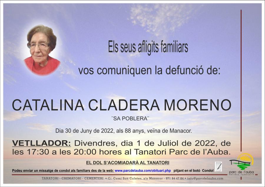 CATALINA CLADERA MORENO