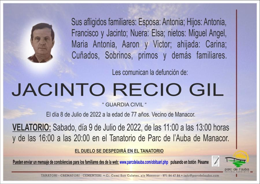 JACINTO  RECIO GIL