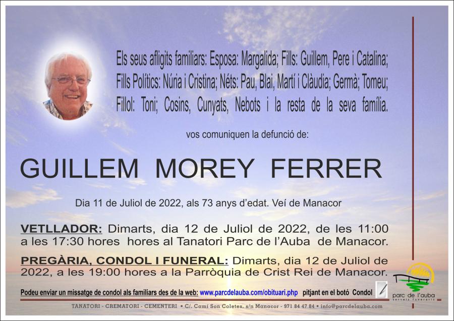 GUILLEM MOREY FERRER