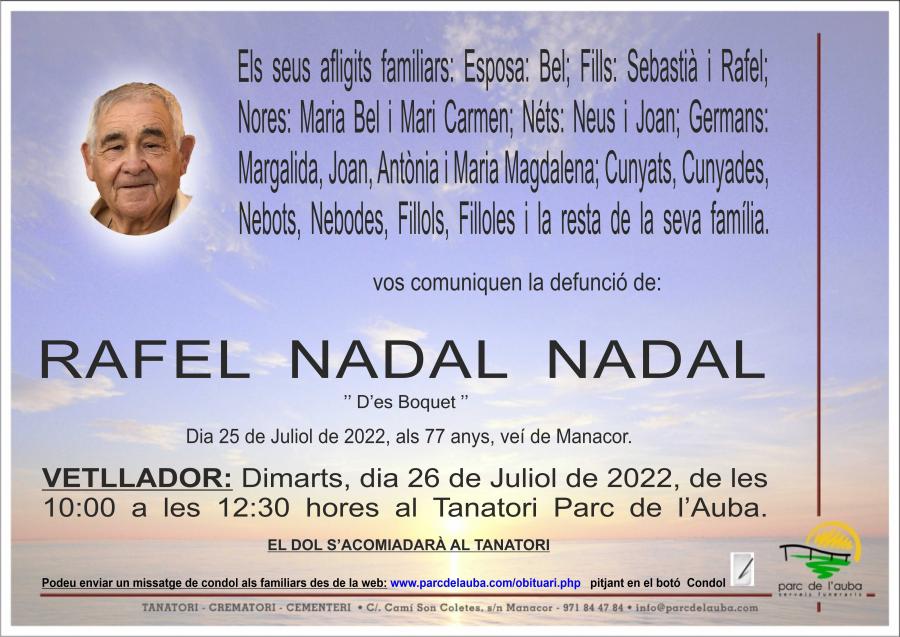 RAFEL NADAL NADAL