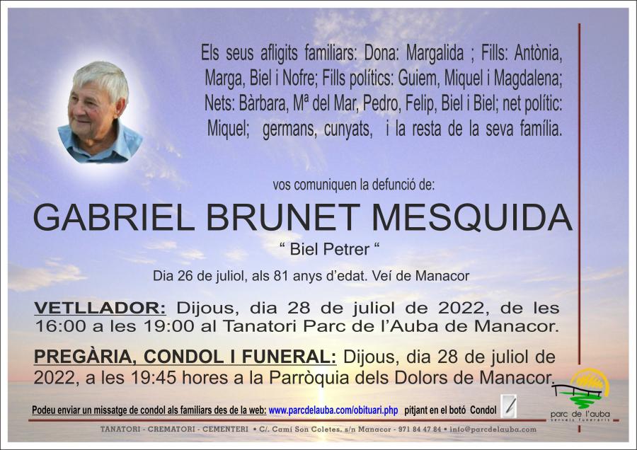 GABRIEL BRUNET MEQUIDA