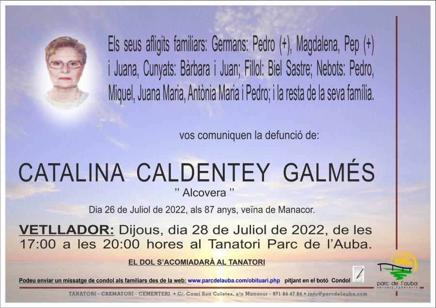 CATALINA CALDENTEY GALMÉS