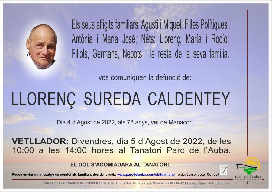 LLORENÇ SUREDA CALDENTEY