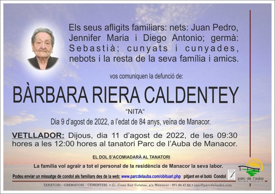 BÀRBARA RIERA CALDENTEY