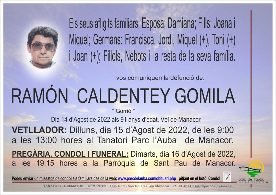 RAMÓN CALDENTEY GOMILA