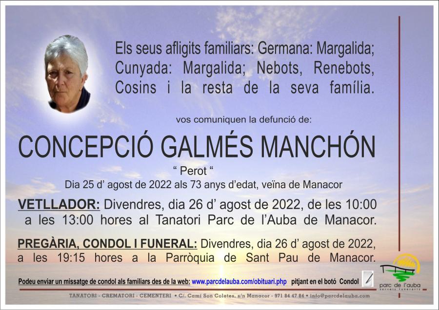 CONCEPCIÓ GALMÉS MANCHÓN