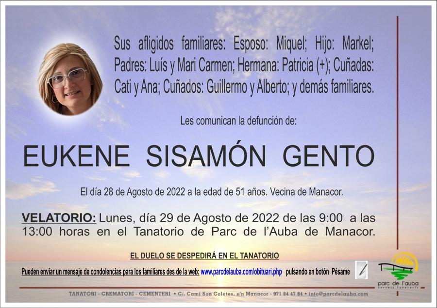 EUKENE  SISAMÓN GENTO